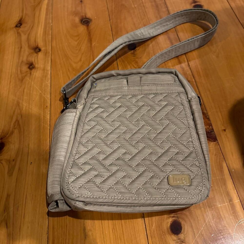 Lug Women's Grey and Cream Bag
